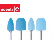 Edenta Acrylic Polishers - Blue - Mounted - 6 Pack - Options Available